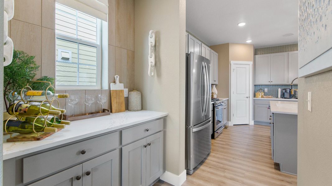 Furnished interior view inside a new home in Windler Single Family Homes, Aurora (Image 9). Furnished interior view inside a new home in Windler Single Family Homes, Aurora (Image 9).