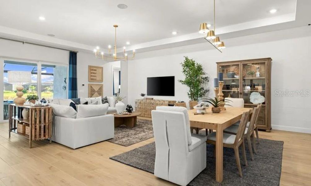 Furnished interior view inside a new home in Coasterra Community Group Page, Palmetto (Image 4).