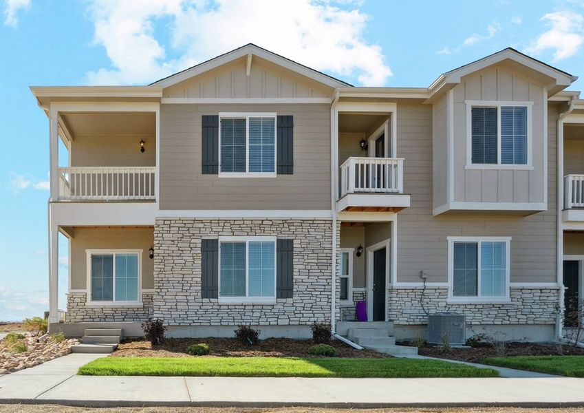The Winter Park is a beautiful two story home.