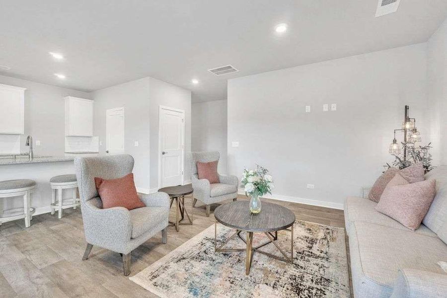 Furnished interior view inside a new home in The Woodlands Preserve, Jackson (Image 17).