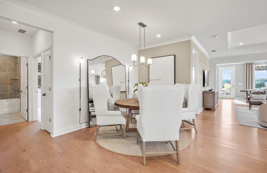 Representative furnished interior of a home built from the Mainstay by Del Webb in Del Webb Carolina Ridge, Midland (Image 13).