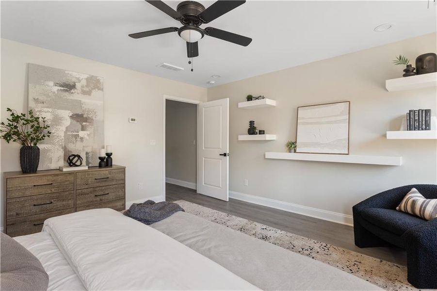 Furnished interior view inside a new home in , Atlanta (Image 6).