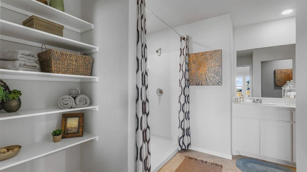 Furnished interior view inside a new home in Rosewood at Beltmill, Fort Worth (Image 11). Furnished interior view inside a new home in Rosewood at Beltmill, Fort Worth (Image 11).