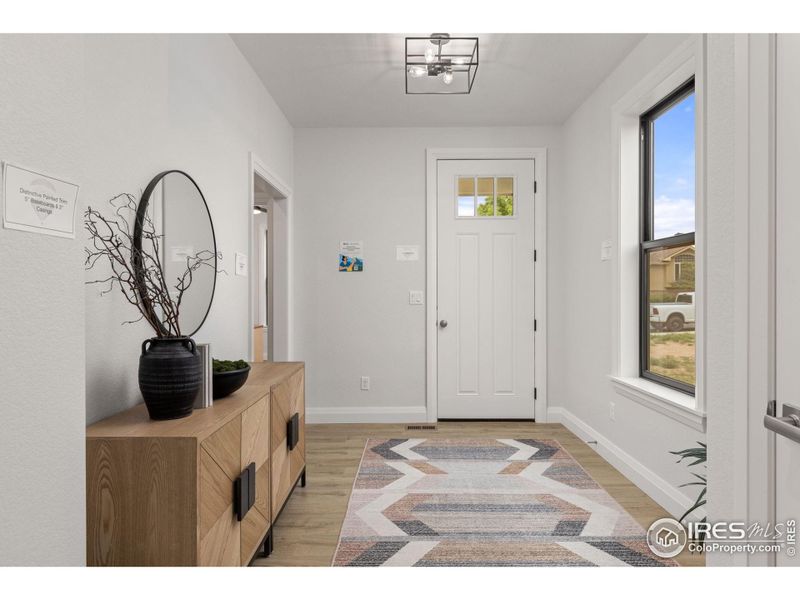 All entry doors are insulated