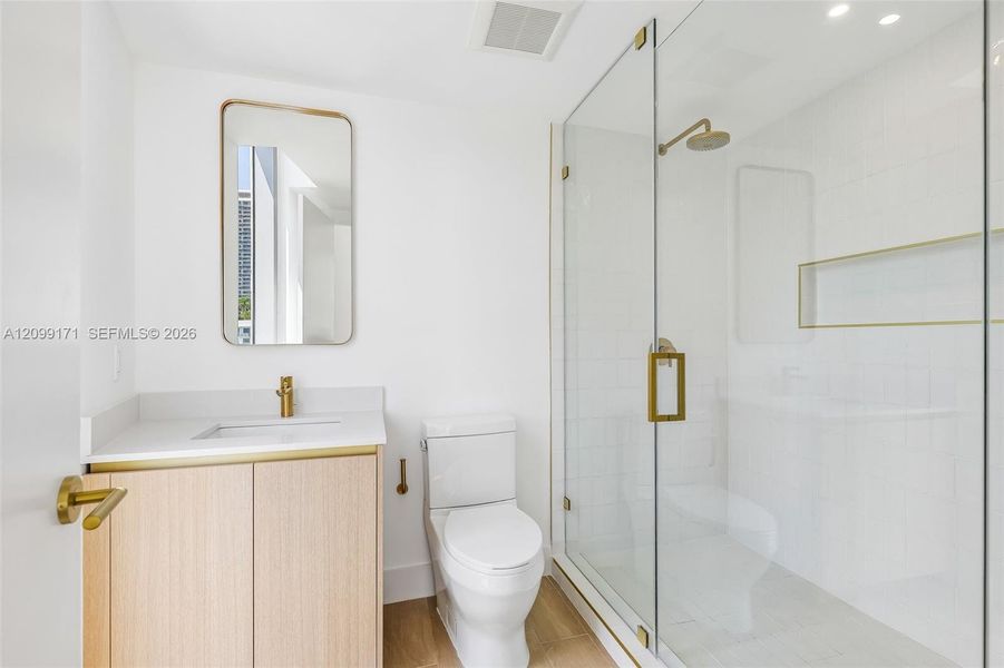 Furnished interior view inside a new home in , Miami (Image 6).
