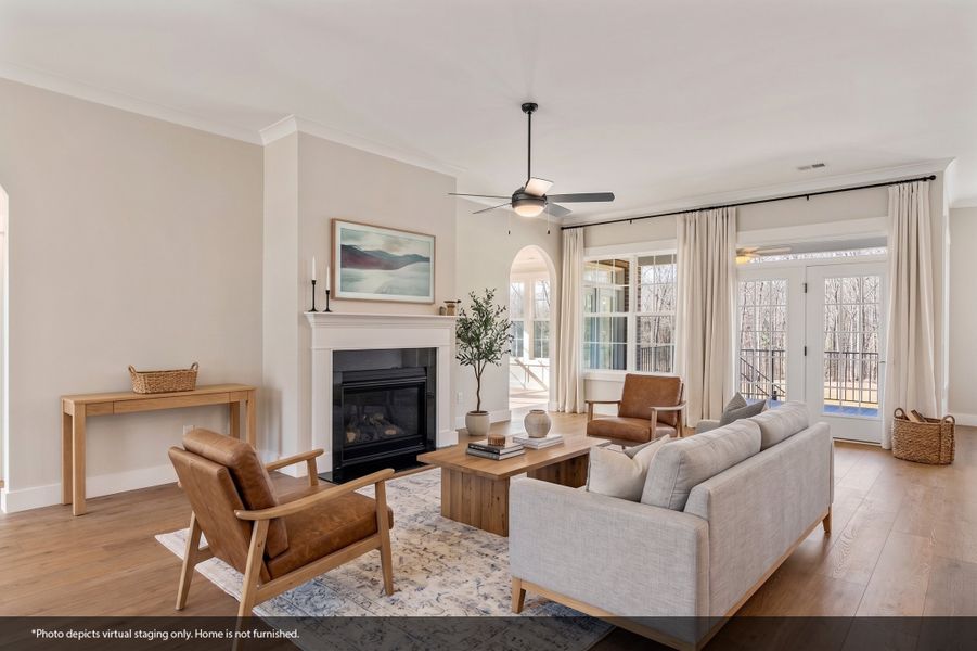 Furnished interior view inside a new home in Walnut Grove, Easley (Image 9).
