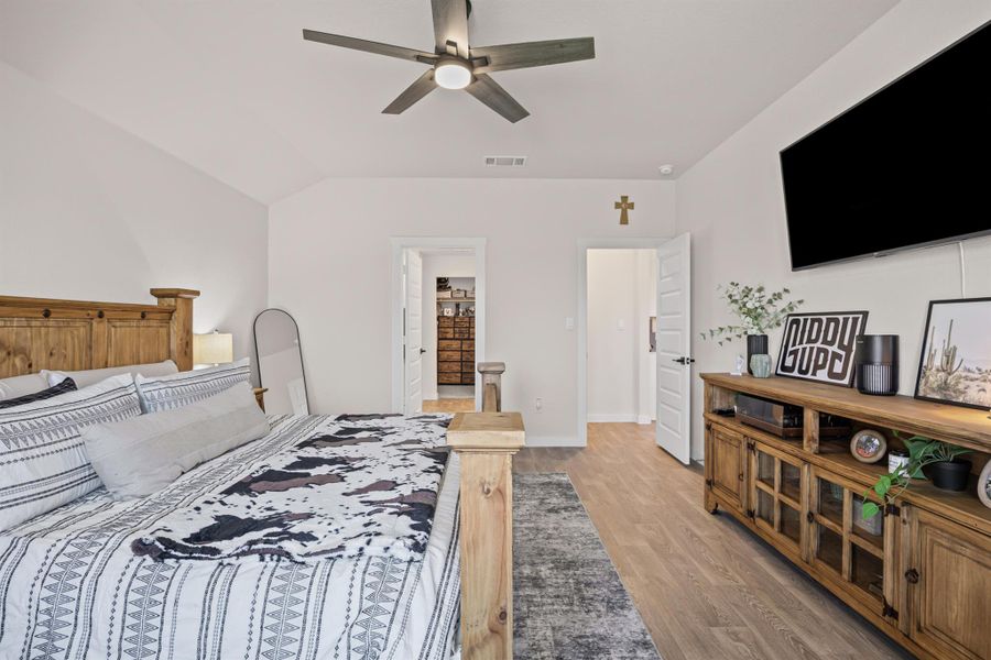 Furnished interior view inside a new home in Hartland Ranch, Lockhart (Image 25). Furnished interior view inside a new home in Hartland Ranch, Lockhart (Image 25).