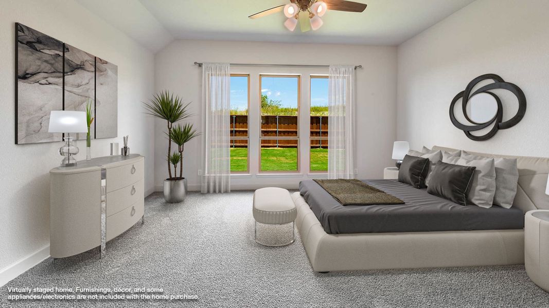 Furnished interior view inside a new home in Lariat 45', Liberty Hill (Image 5).