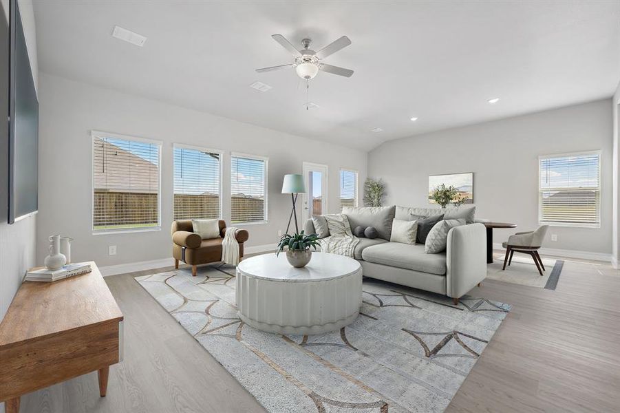 Furnished interior view inside a new home in Lakehaven - Signature Series, Farmersville (Image 6).