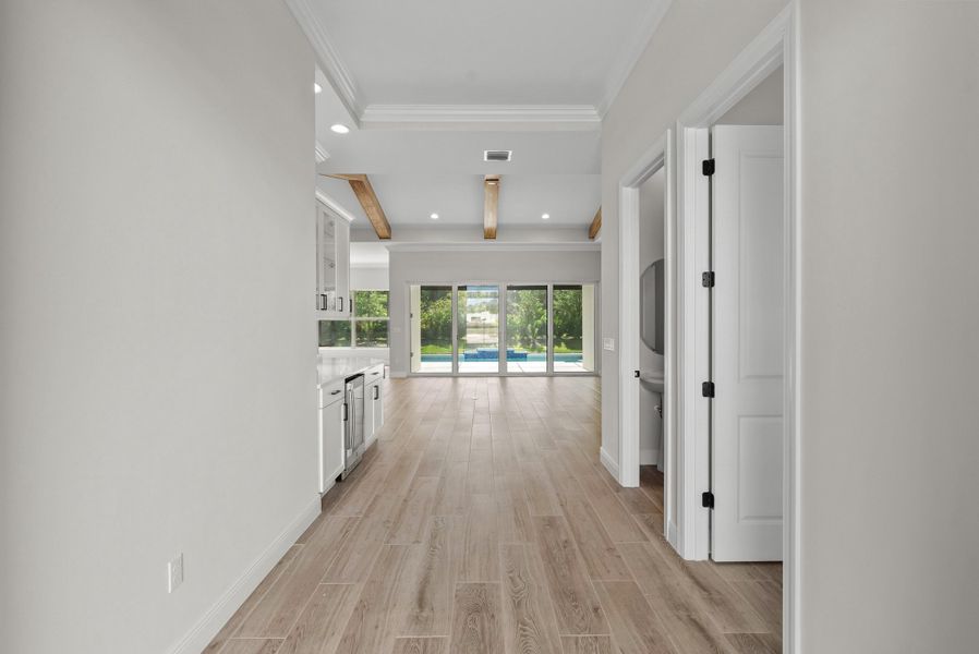 Representative furnished interior of a home built from the Weston Signature by GHO Homes in High Pointe, Vero Beach (Image 35).