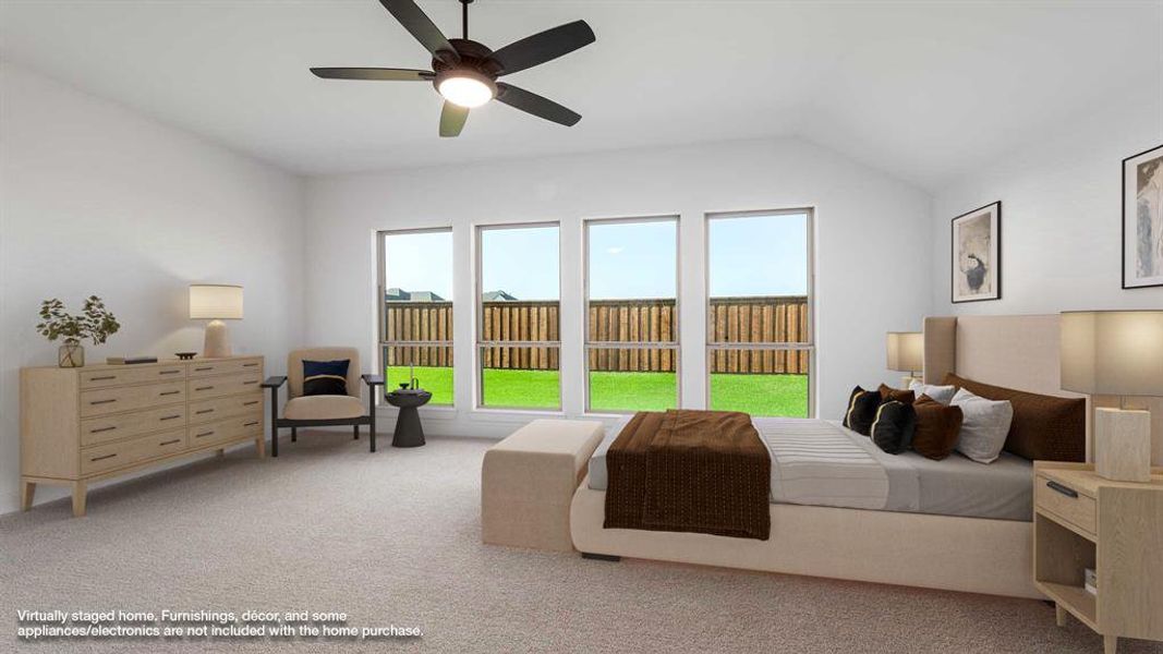 Furnished interior view inside a new home in Myrtle Creek 60', Waxahachie (Image 12).