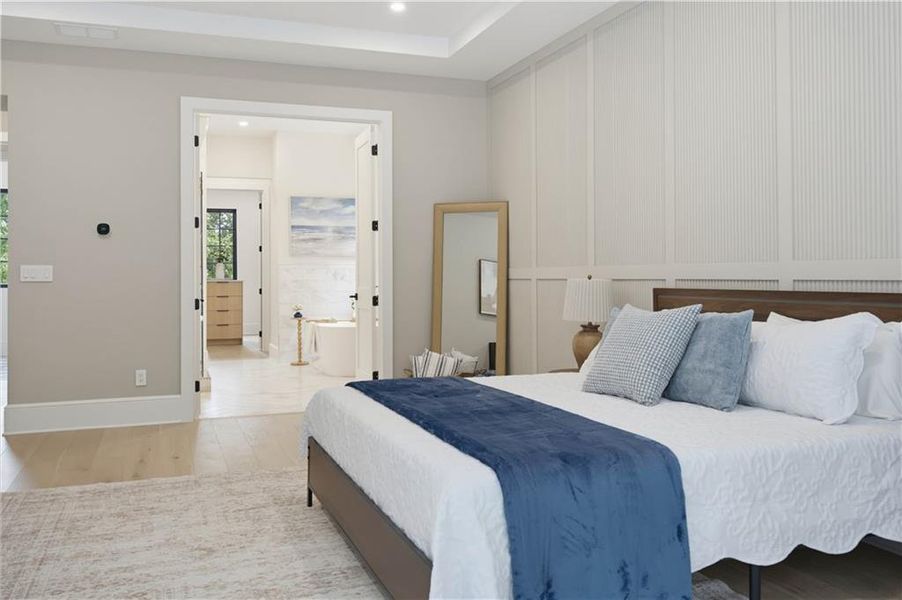 Furnished interior view inside a new home in , Atlanta (Image 90).