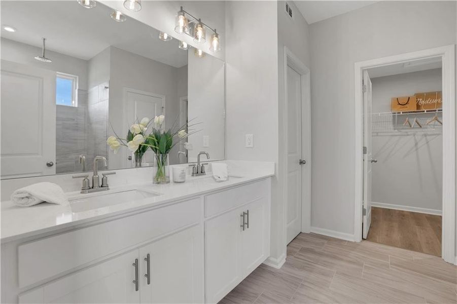 Furnished interior view inside a new home in Easton Walk, Lawrenceville (Image 18).