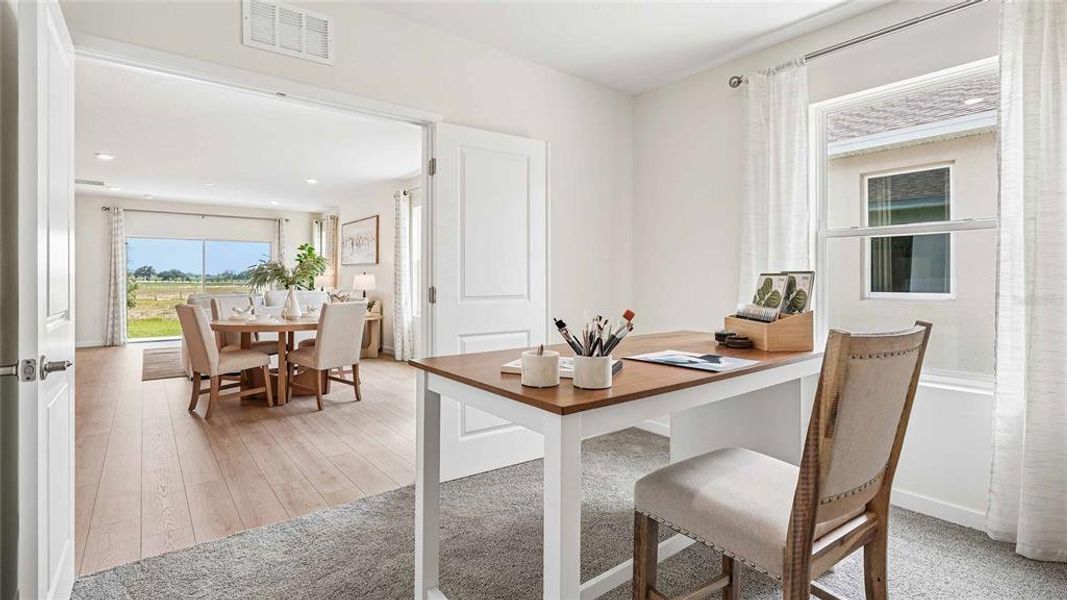 Furnished interior view inside a new home in Ocala Preserve, Ocala (Image 15).
