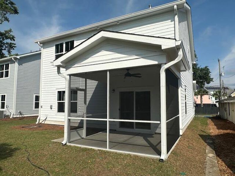 Exterior details and patio area of a home in , North Charleston (Image 14). Exterior details and patio area of a home in , North Charleston (Image 14).