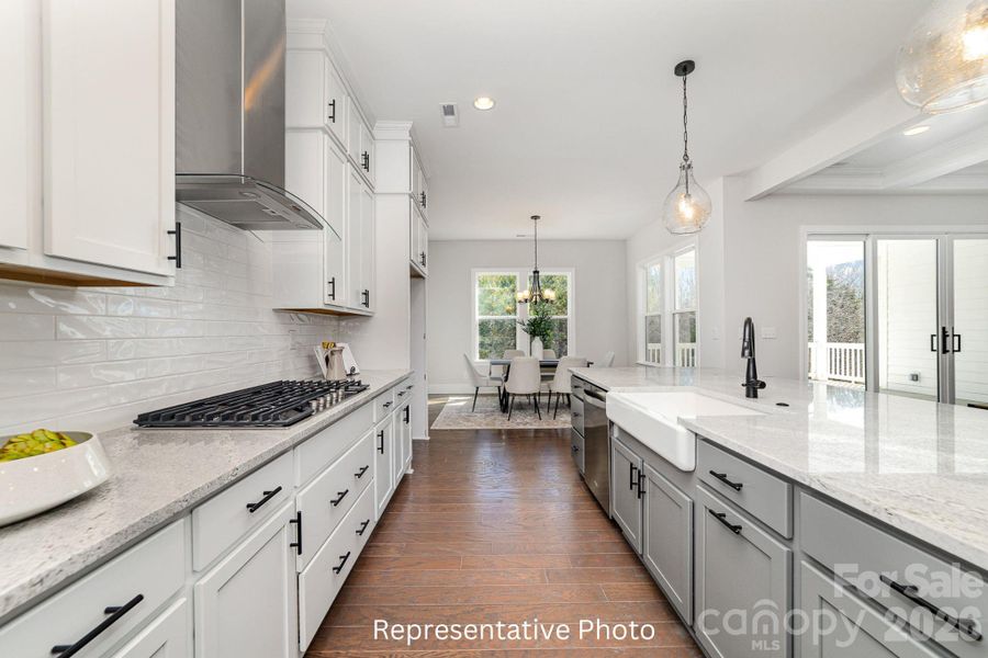 Furnished interior view inside a new home in , Denver (Image 10).