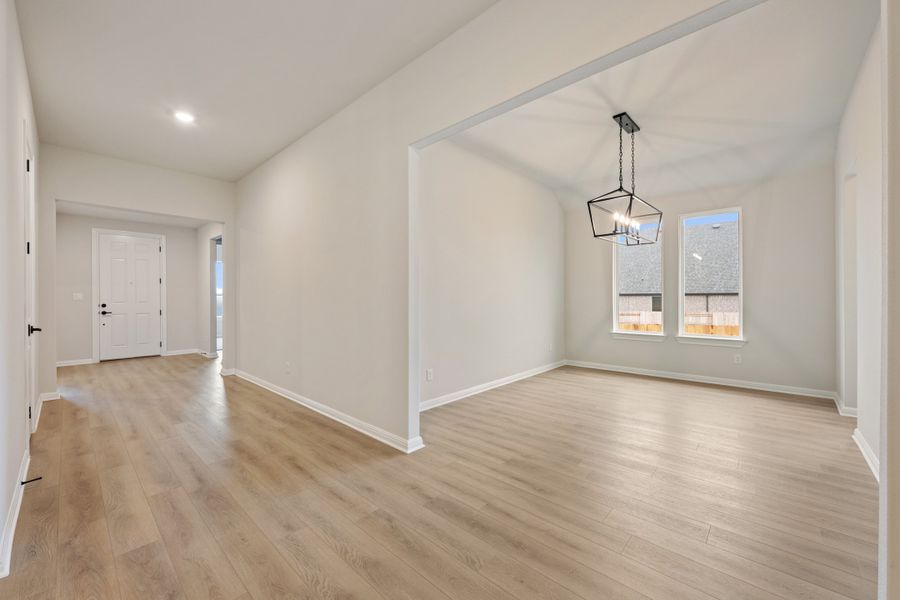 Representative unfurnished interior of a home built from the Carolina by Ashton Woods in The Estates at La Cima, San Marcos (Image 30). Representative unfurnished interior of a home built from the Carolina by Ashton Woods in The Estates at La Cima, San Marcos (Image 30).