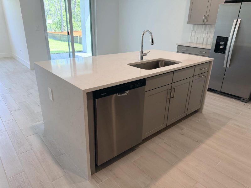 Lot 16 kitchen island Lot 16 kitchen island