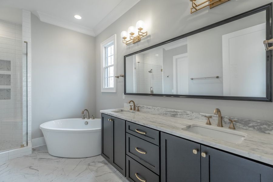 Representative furnished interior of a home built from the Carolina B by Riverstone Construction, LLC in Pine Ridge, Soddy-Daisy (Image 19).