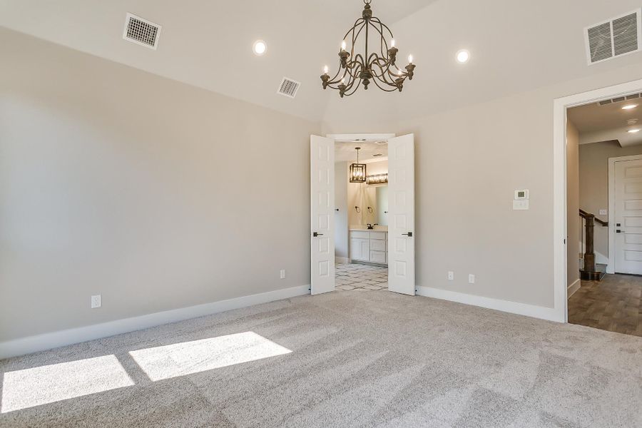 Representative unfurnished interior of a home built from the Refuge Lane by Trinity Classic Homes in Zion Trails, Poolville (Image 24).