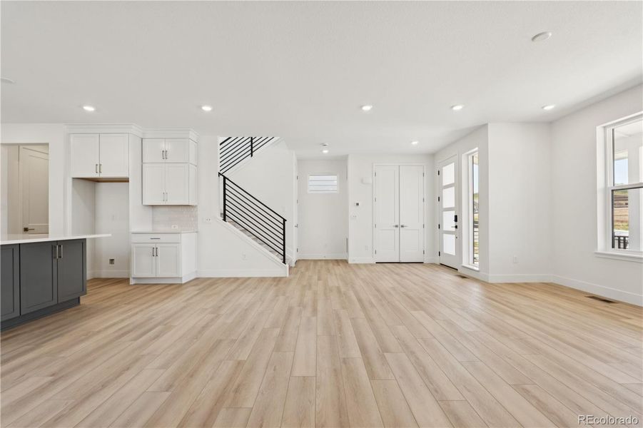 Spacious, unfurnished interior of a new home in Storytellers at Lyric, Lone Tree (Image 42).