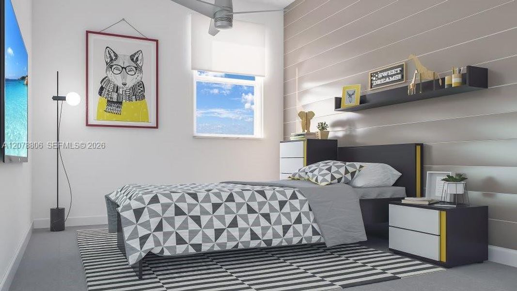 Furnished interior view inside a new home in Altamira, Homestead (Image 6).