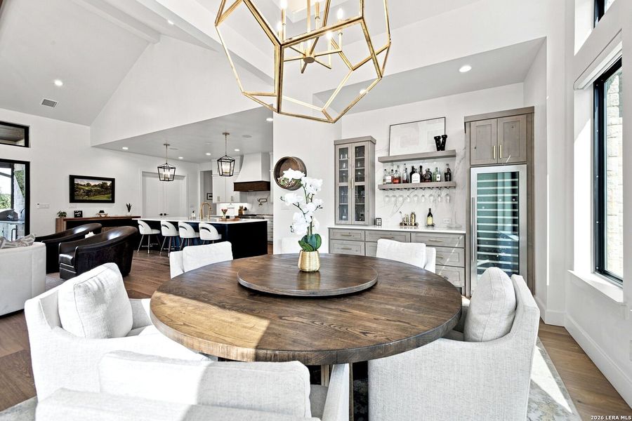 Furnished interior view inside a new home in , Boerne (Image 27).
