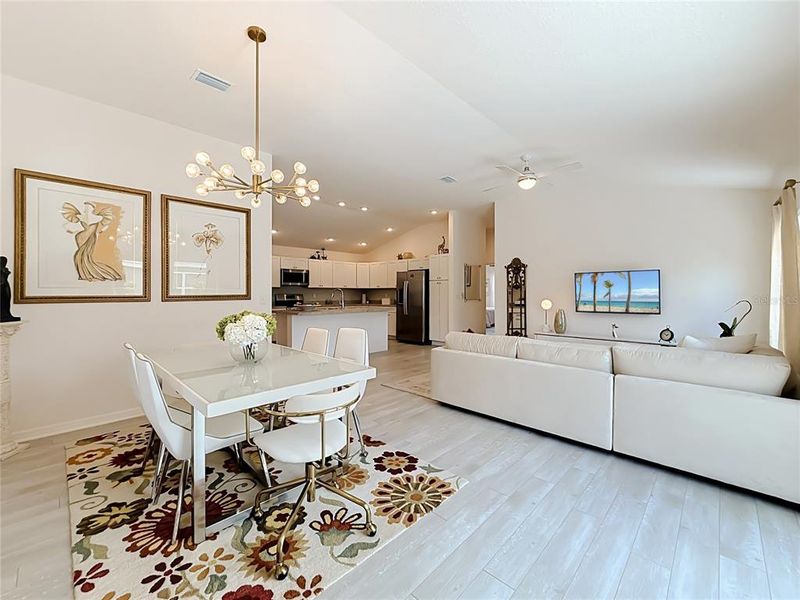 Furnished interior view inside a new home in , The Villages (Image 9).