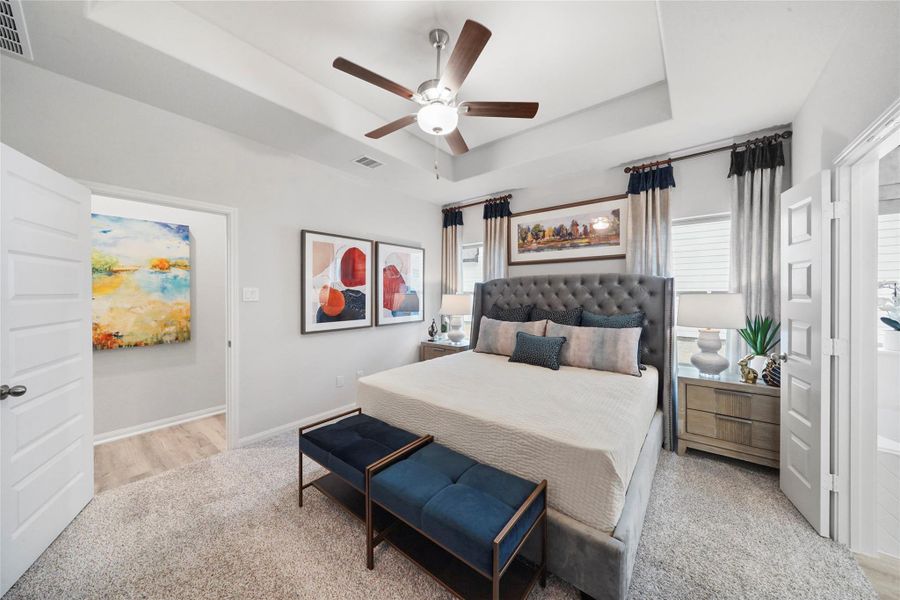 Furnished interior view inside a new home in Liberty Estates, Cleveland (Image 14).