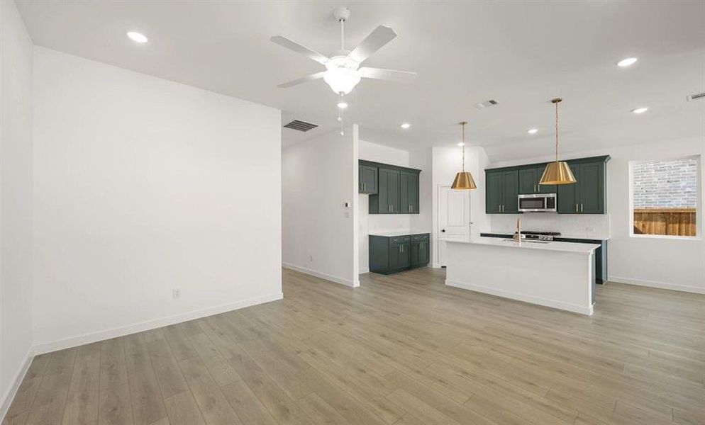 Open Kitchen-Living Room Representative Photo