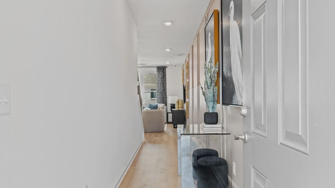 Furnished interior view inside a new home in Bowers Farm Townhomes, McDonough (Image 4).