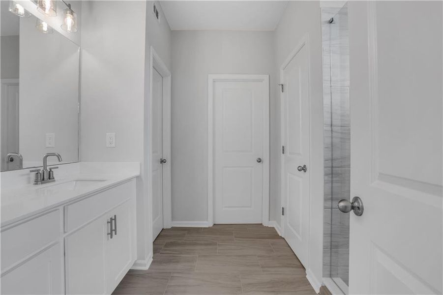 Furnished interior view inside a new home in Easton Walk, Lawrenceville (Image 12). Furnished interior view inside a new home in Easton Walk, Lawrenceville (Image 12).