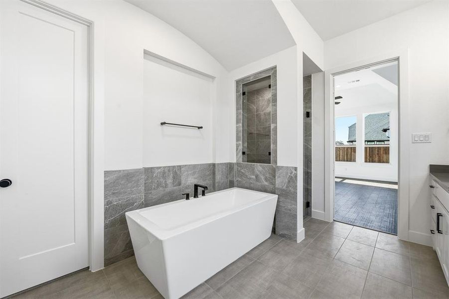 Furnished interior view inside a new home in Mosaic: 60ft. lots, Celina (Image 9).