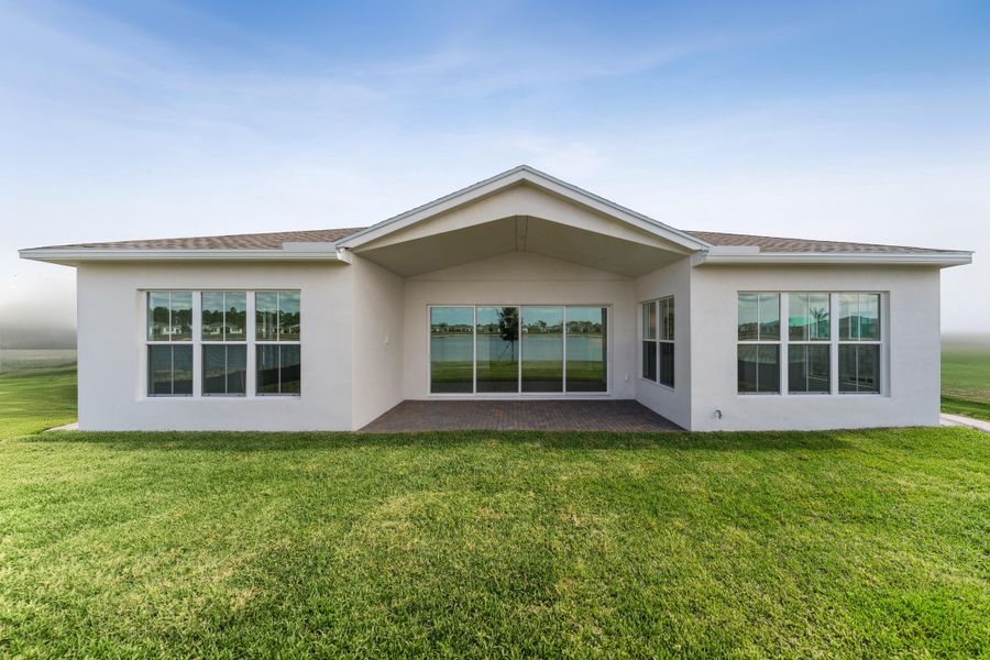 Covered Patio with Vaulted Ceiling
