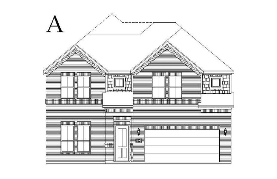 Representative rendering of the exterior for the Kerrville by Windsor Homes (Image 5).
