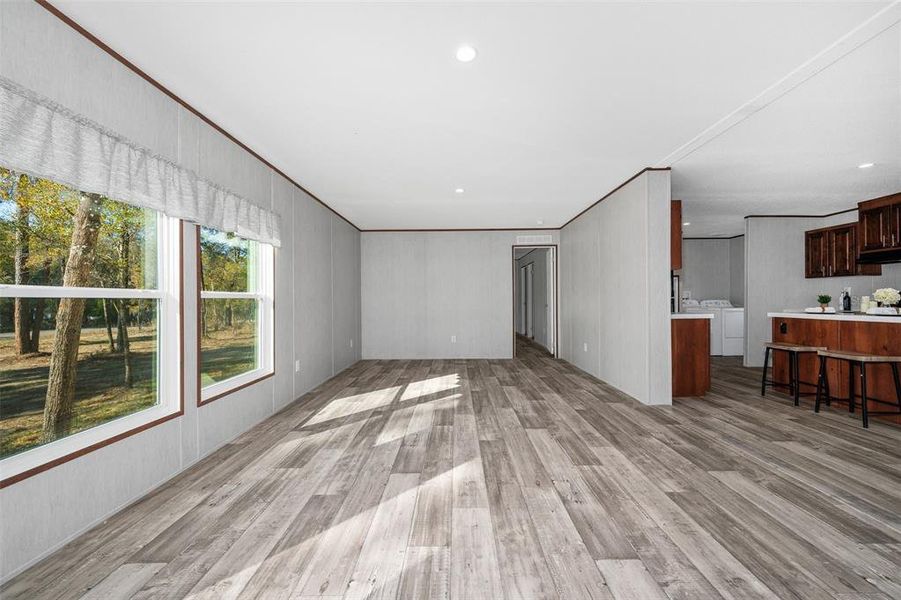 Spacious, unfurnished interior of a new home in , Bronson (Image 22).