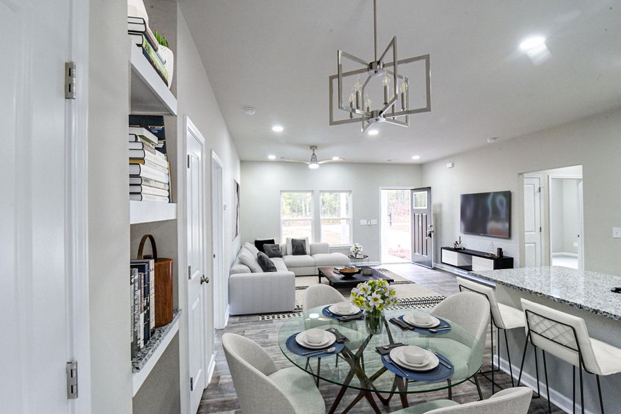 Furnished interior view inside a new home in , Orangeburg (Image 7).