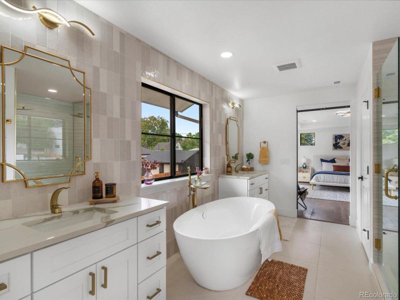 Furnished interior view inside a new home in , Denver (Image 14).