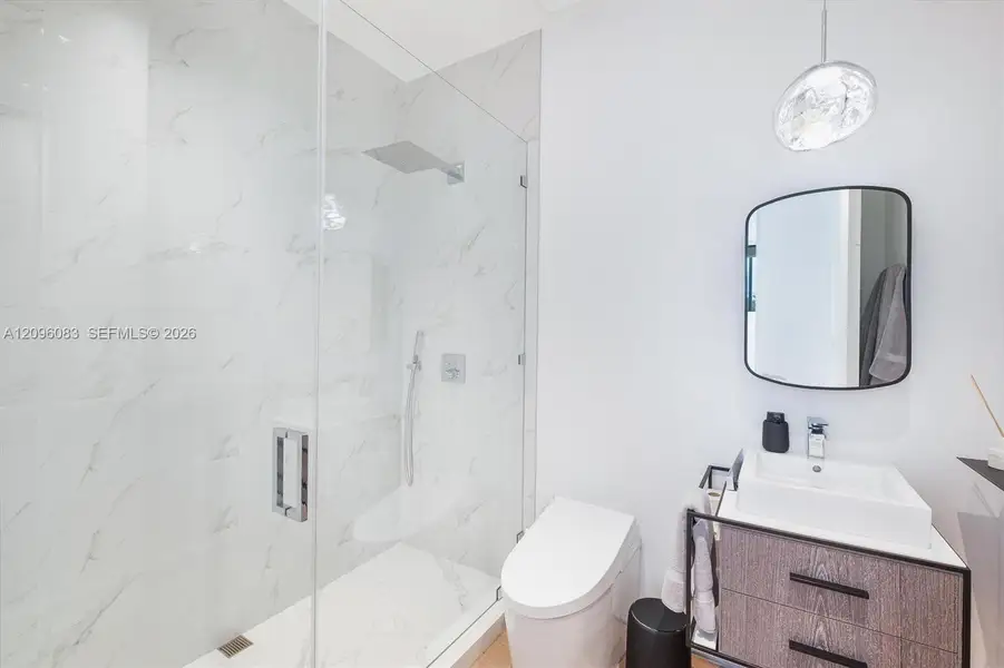 Furnished interior view inside a new home in , Miami Beach (Image 10).