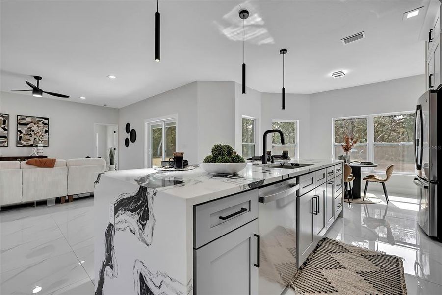 Furnished interior view inside a new home in , Weeki Wachee (Image 17).