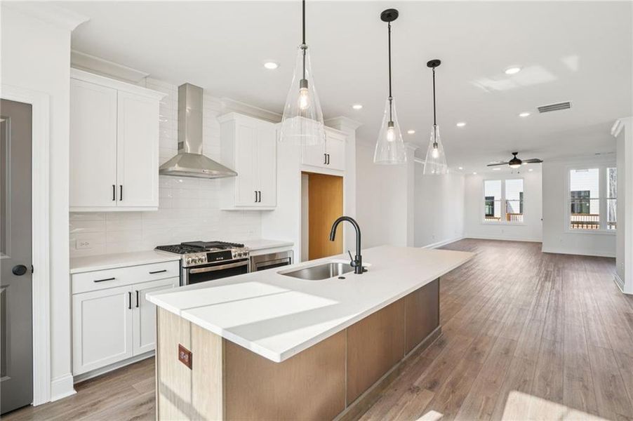 Furnished interior view inside a new home in Palisades Townhomes, Cumming (Image 13).
