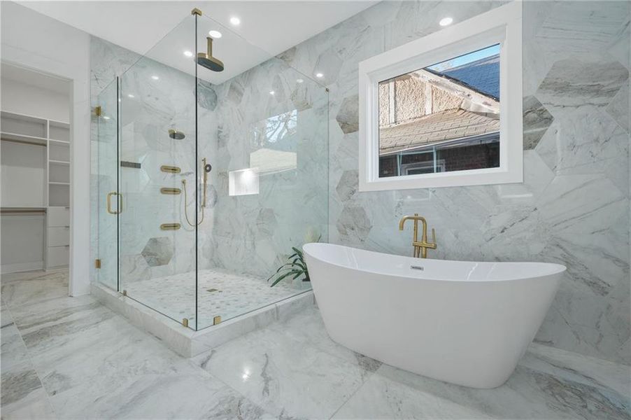 Furnished interior view inside a new home in , Atlanta (Image 25).