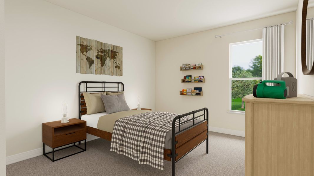 Representative furnished interior of a home built from the Lantana by Tri Pointe Homes in Mason Woods, Cypress (Image 11).