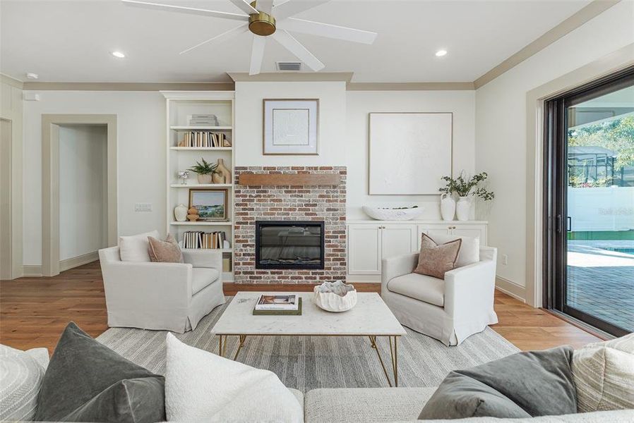 Furnished interior view inside a new home in , Lakeland (Image 52).