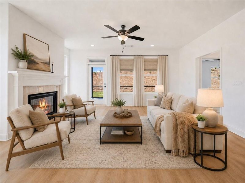 Furnished interior view inside a new home in Echols Farm, Hiram (Image 3).