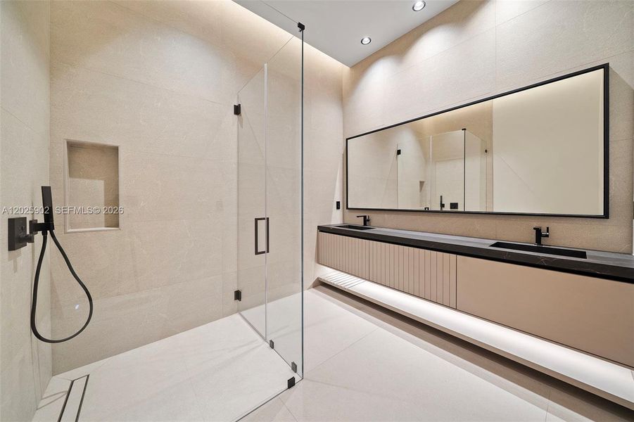 Furnished interior view inside a new home in , Miami (Image 35). Furnished interior view inside a new home in , Miami (Image 35).