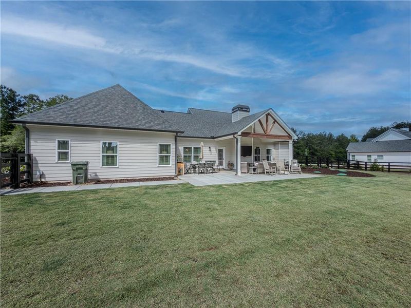 Exterior details and patio area of a home in , Good Hope (Image 27).