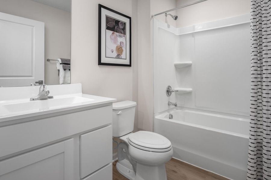 Furnished interior view inside a new home in Somerset, Santee (Image 18).