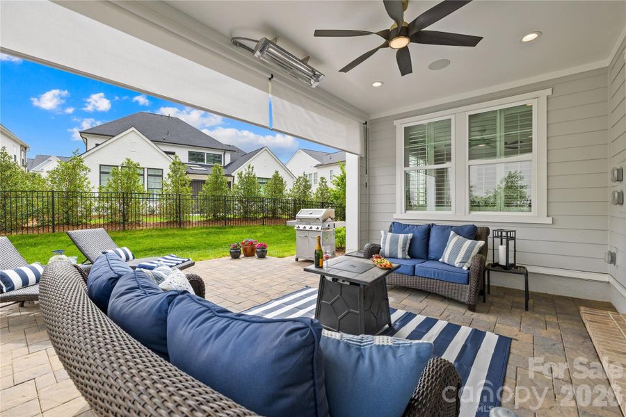 Exterior details and patio area of a home in , Fort Mill (Image 23).