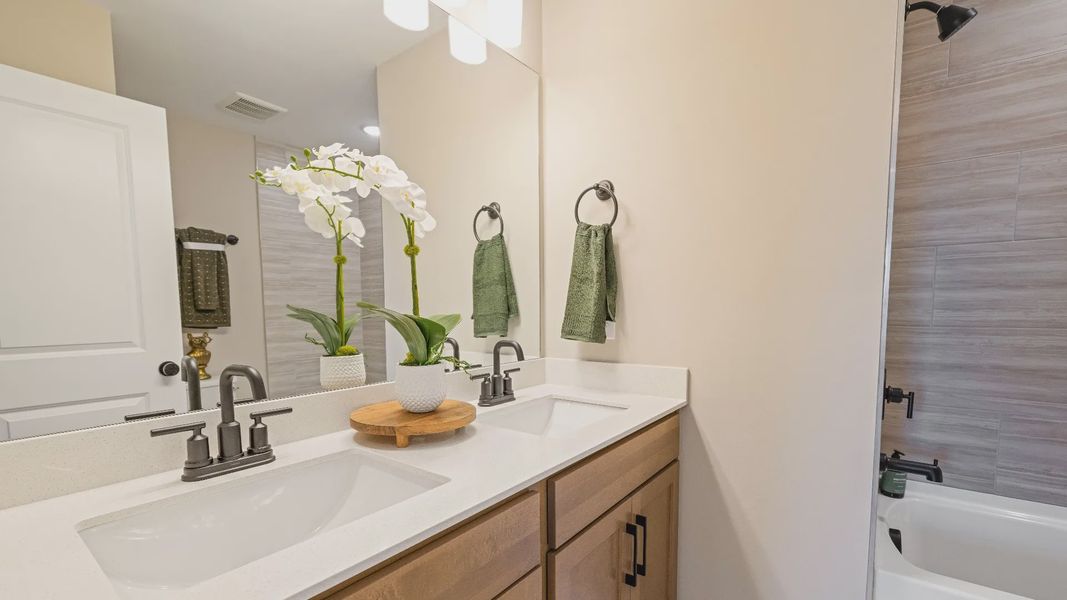 Furnished interior view inside a new home in Cottages of Bearwood, Mount Pleasant (Image 18).